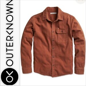 Outerknown Brown Casual Button Down Shirt
